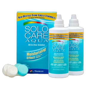 Solo Care Aqua - All-In-One Contact Lenses Solution | 2 x 360 ml