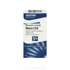Bausch & Lomb - Muro 128 Sodium Chloride Ophthalmic Solution USP Sterile 5% Hypertonic | 15 mL