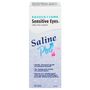 Bausch + Lomb - Sensitive Eyes Saline Plus Solution | 355 mL