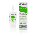 CandorVision - Hylo-Dual Lubricating Eye Drops - Dry Eye and Allergy Relief | 10 ml x 300 Drops