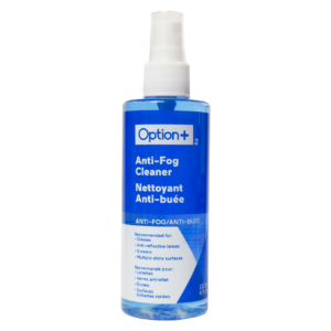 Option+ Anti-Fog Glasses Cleaner Spray | 112 mL
