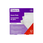 Option+ Large Gauze Pads 10 cm x 10 cm | 12 Pads