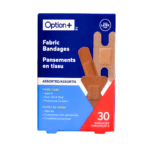 Option+ Fabric Bandages, Assorted | 30 Bandages