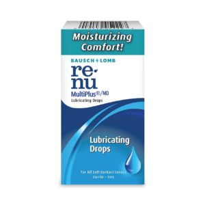 Bausch + Lomb - Re-Nu Multiplus Lubricating Drops for All Soft Contact Lenses | 8 mL