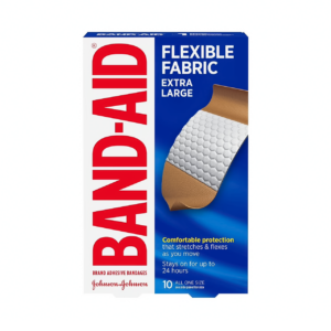 Band-Aid - Flexible Fabric Extra Large Bandages | 10 Pack