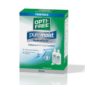 Opti-Free - PureMoist Contact Solution with HydraGlyde | 2 x 300 mL