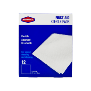 Mansfield - First Aid Sterile Pads 3 x 3 | 12 qty