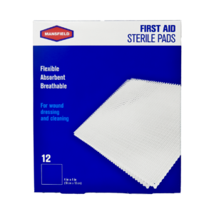 Mansfield - First Aid Sterile Pads 4 x 4 | 12 qty