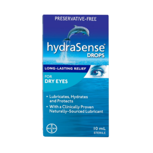 HydraSense - Eye Drops for Dry Eyes & Long Lasting Relief | 10 mL