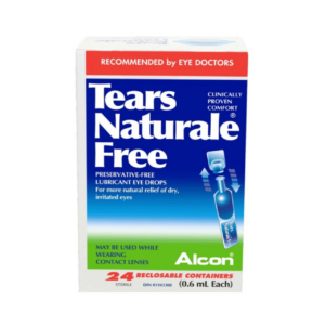 Alcon - Tears Naturale Free Lubricant Eye Drops | 24 Reclosable Containers