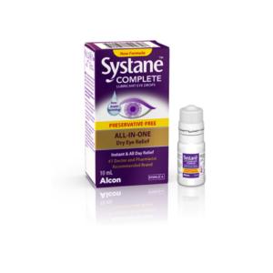 Systane Complete - All in One Dry Eye Relief - Preservative Free Lubricant Eye Drops | 10 mL Sterile