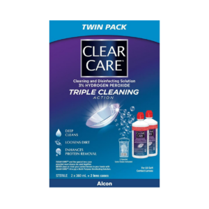 Clear Care - Cleaning & Disinfecting Solution, Triple Cleaning Action | 2 x 360 ml