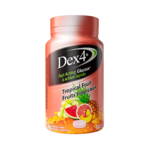 Dex4 - Fast Acting Glucose Tablets - Tropical Fruit | 50 Tablets